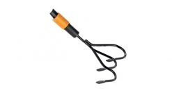 Autres outils de jardinage Fiskars - Griffe piocheuse à 3 dents spatulées - Préparation du sol - Tête d'outil QuikFit - 31 cm - 12,5 cm - QuikFit