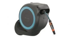 Enrouleur de tuyeau de jardin Gardena RollUp S - Dévidoir automatique mural - 15m - 18600-20