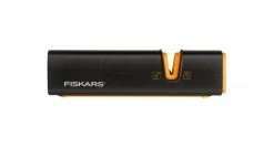 Aiguiseur Fiskars - Aiguiseur pour haches et couteaux - Pierre à aiguiser en céramique/Boîtier en plastique renforcé de fibre de verre - Xsharp - 1000601